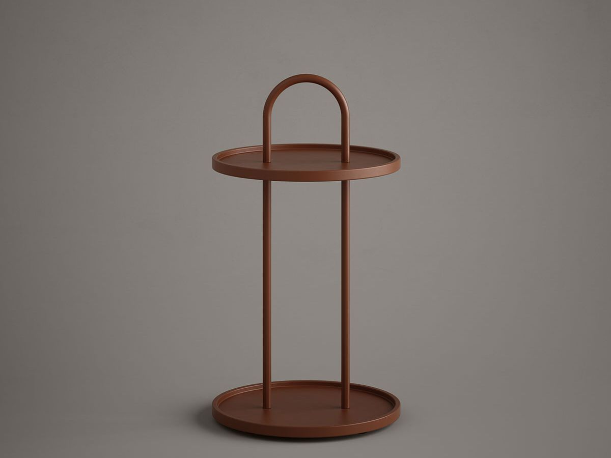 Высокий круглый деревянный журнальный столик Inbani NORM ARCH-00151541 - Вид №10