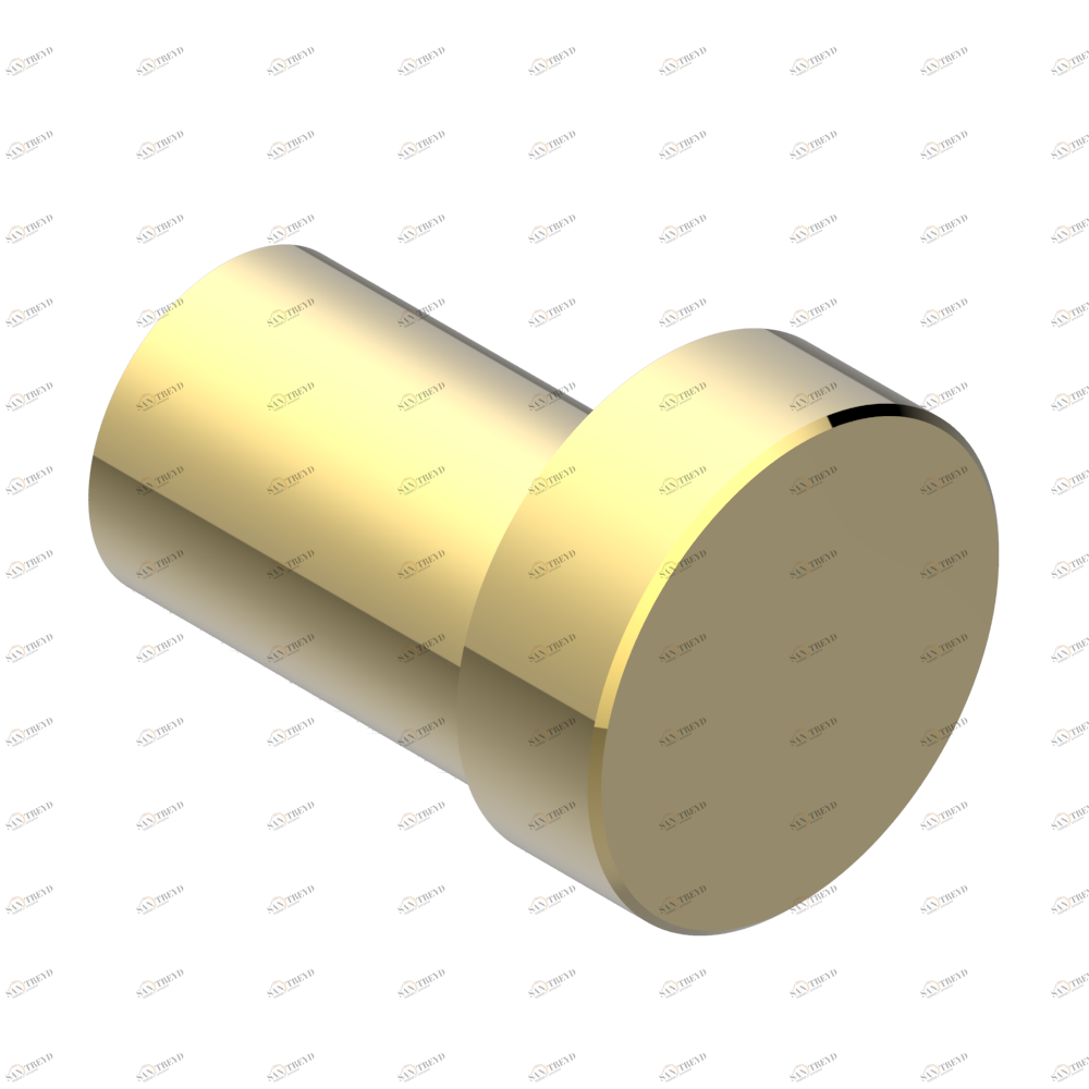 U6H-517 Крючок для халатов одинарный Thg-paris Beyond crystal с красным хрусталём Покрытие PVD золотистый цвет U6H-517 CAT.F