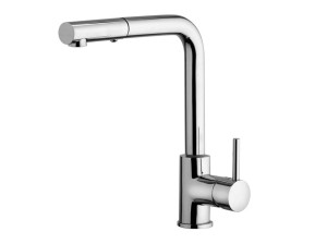 Смеситель для кухни на столешнице со съемным ручным душем