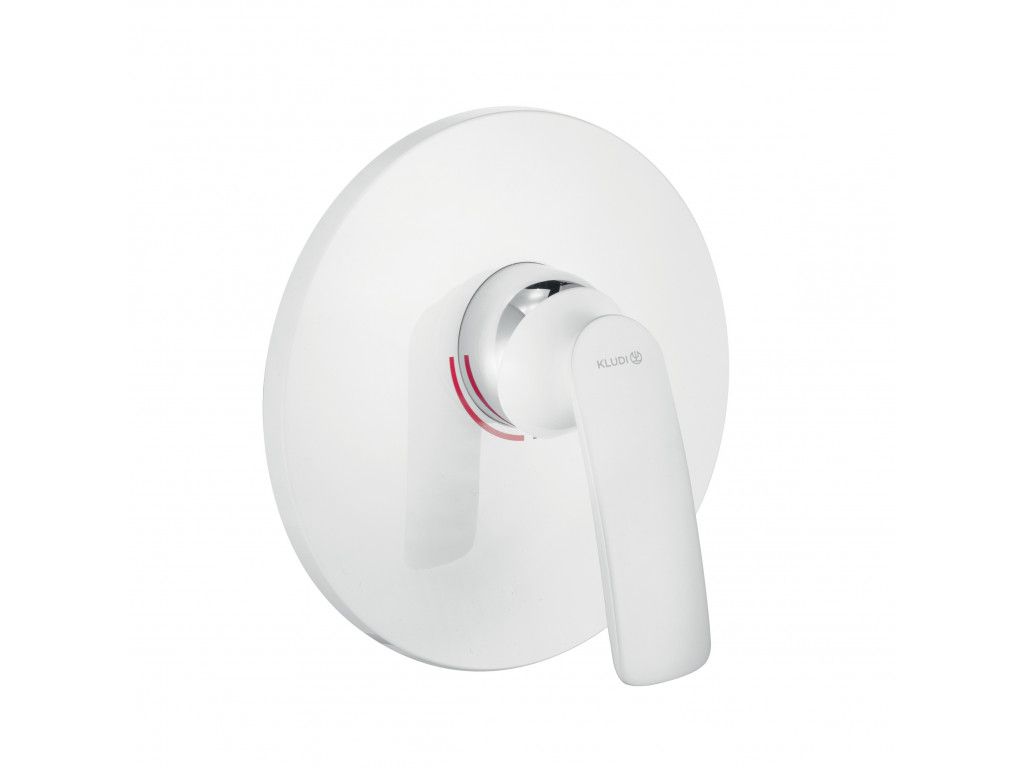 526559175 встраиваемый смеситель для душа KLUDI BALANCE белый/хром 