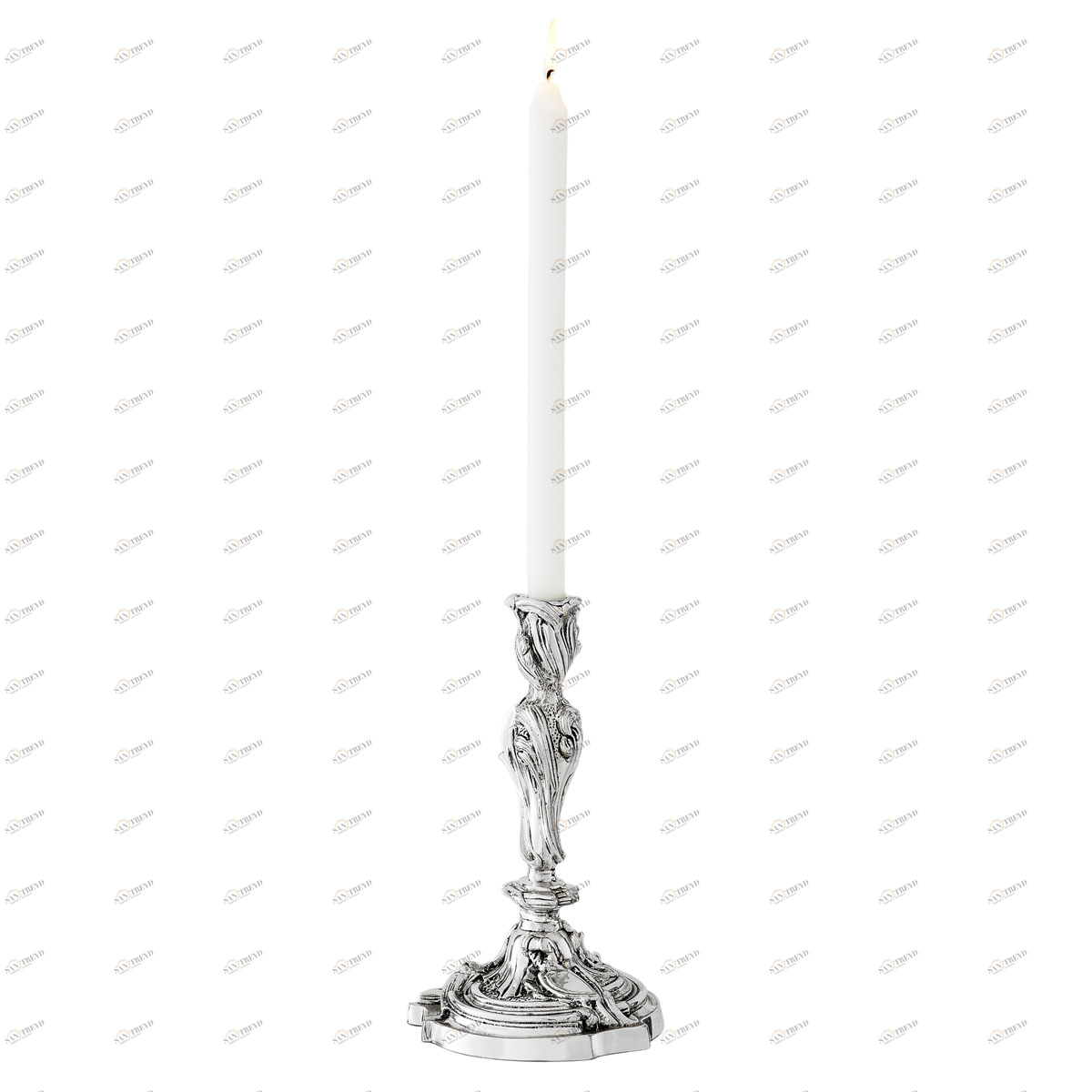 Подсвечник металлический серебристый Messardiere от Eichholtz EICHHOLTZ EICHHOLTZ 060369 Серебро 