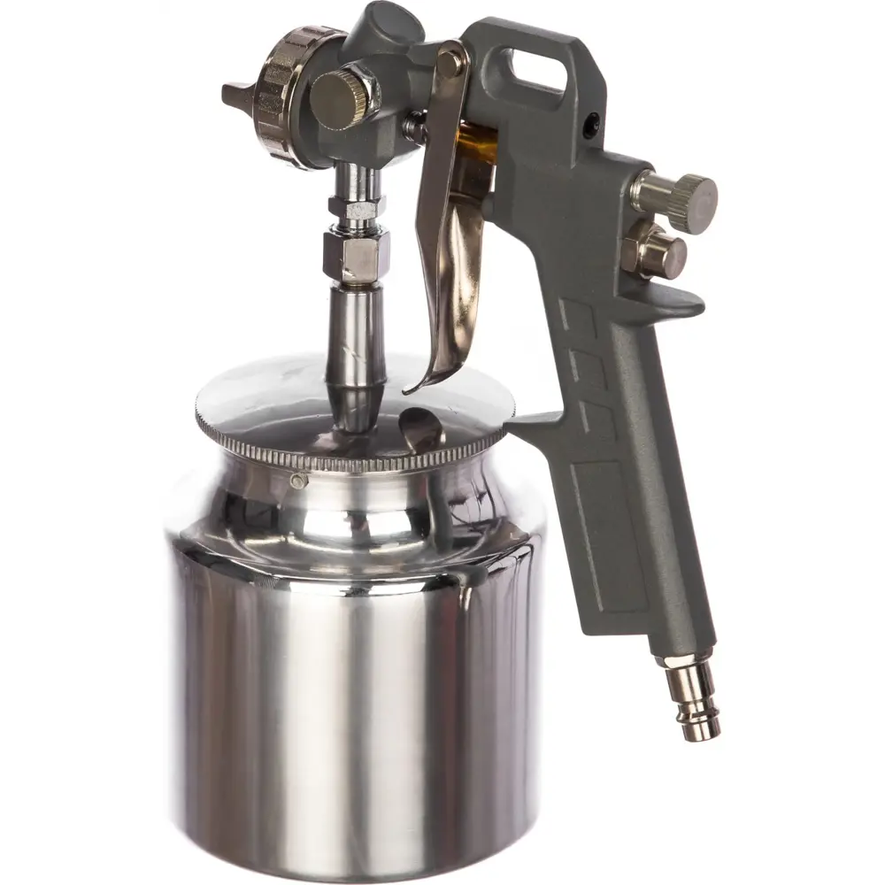 Краскопульт пневматический Pegas Pneumatic PGS-2706 нижний бак 225 л/мин 0.75 л STLM-2090357 - Вид №1