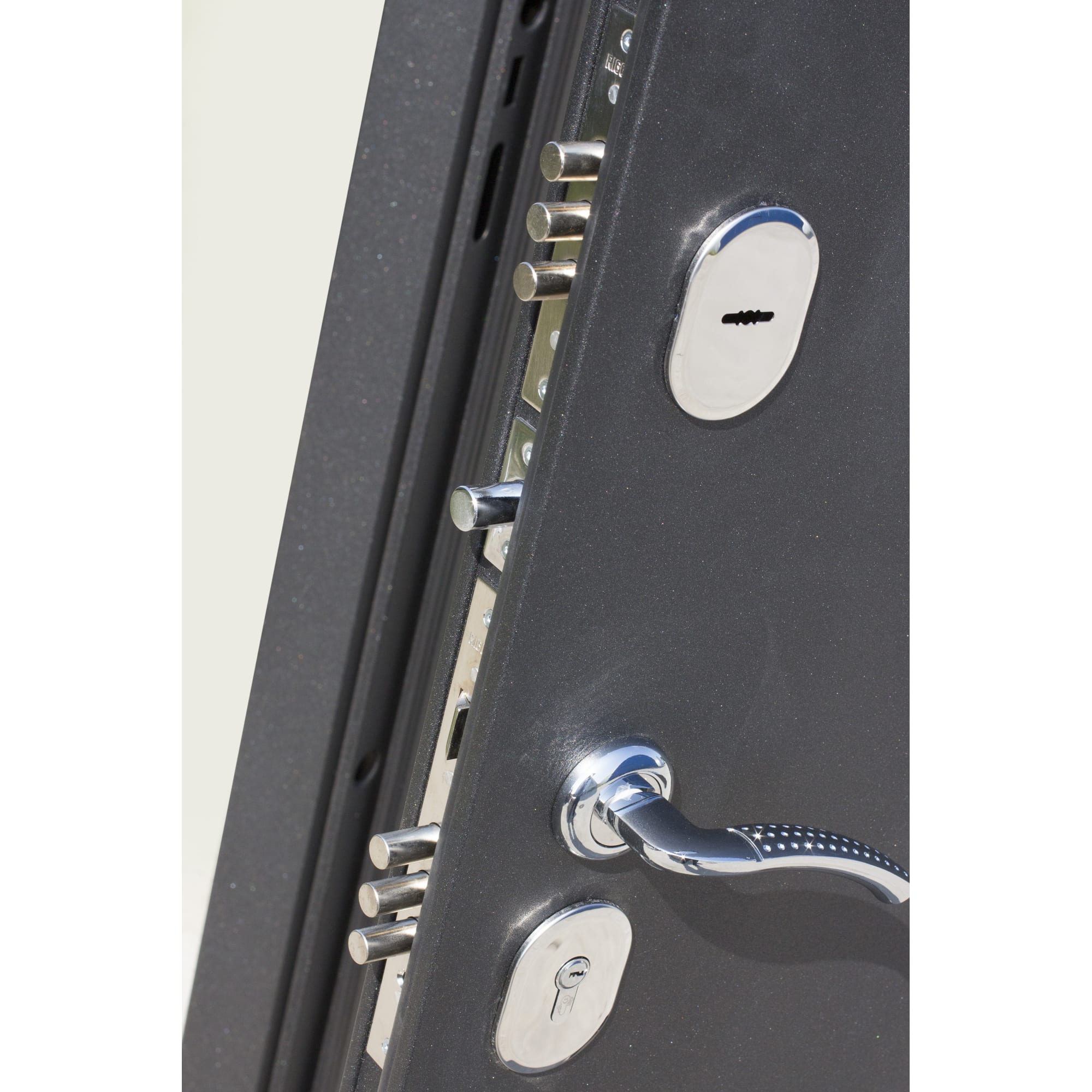 82096731 Дверь входная металлическая Гарда Муар, 860 мм, левая, цвет дуб сонома Santreyd  - Вид №1