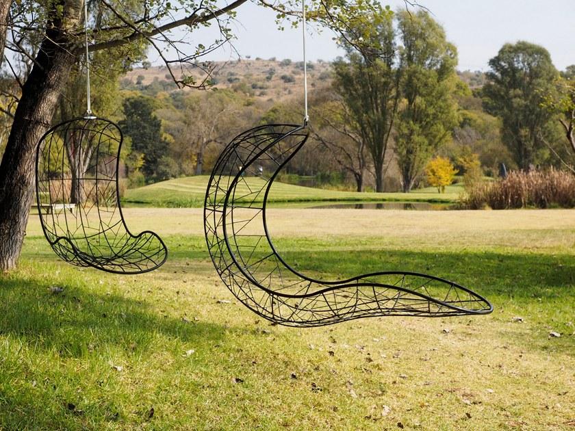 Studio Stirling Подвесное сиденье с 1 сиденьем из стали с порошковым покрытием Recliner sun-id-1408356 - Вид №10