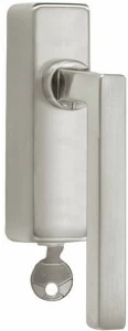 Formani Оконная ручка dk никель с замком Timeless 1936l-dklock-o