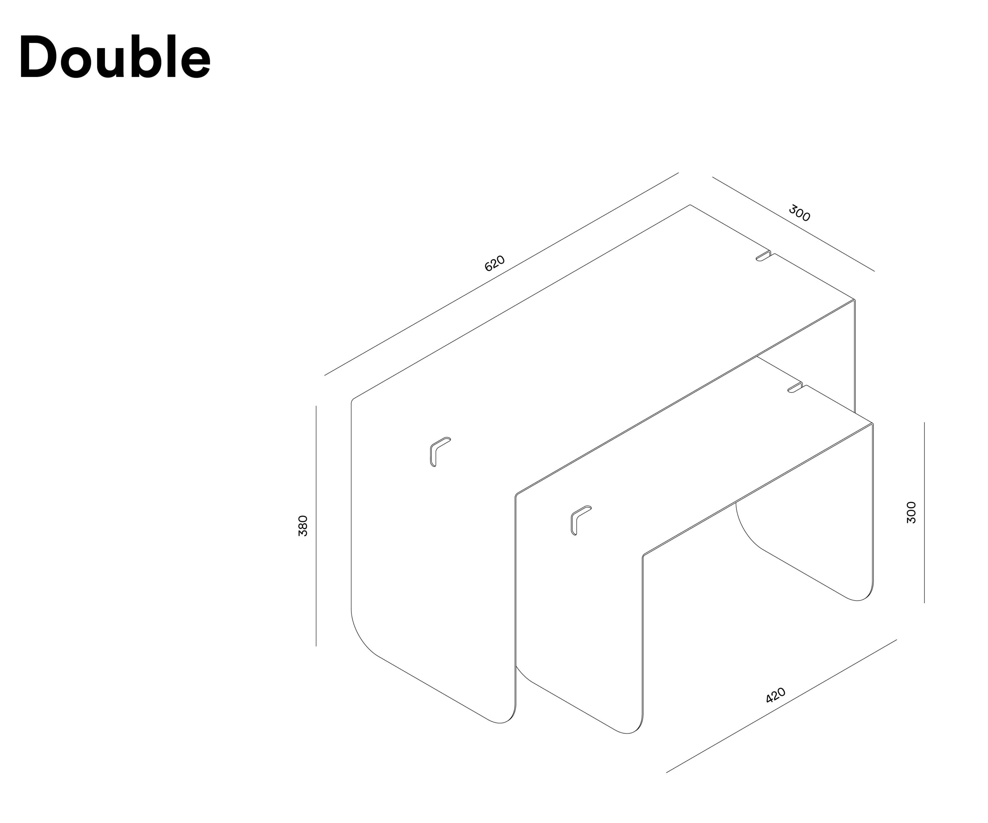 Журнальный столик D-SEGNO DOUBLE ARCH-00029465 - Вид №19