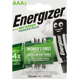 Аккумуляторная батарейка Energizer AAA (HR03) Ni-Mh 700 мАч 2 шт.