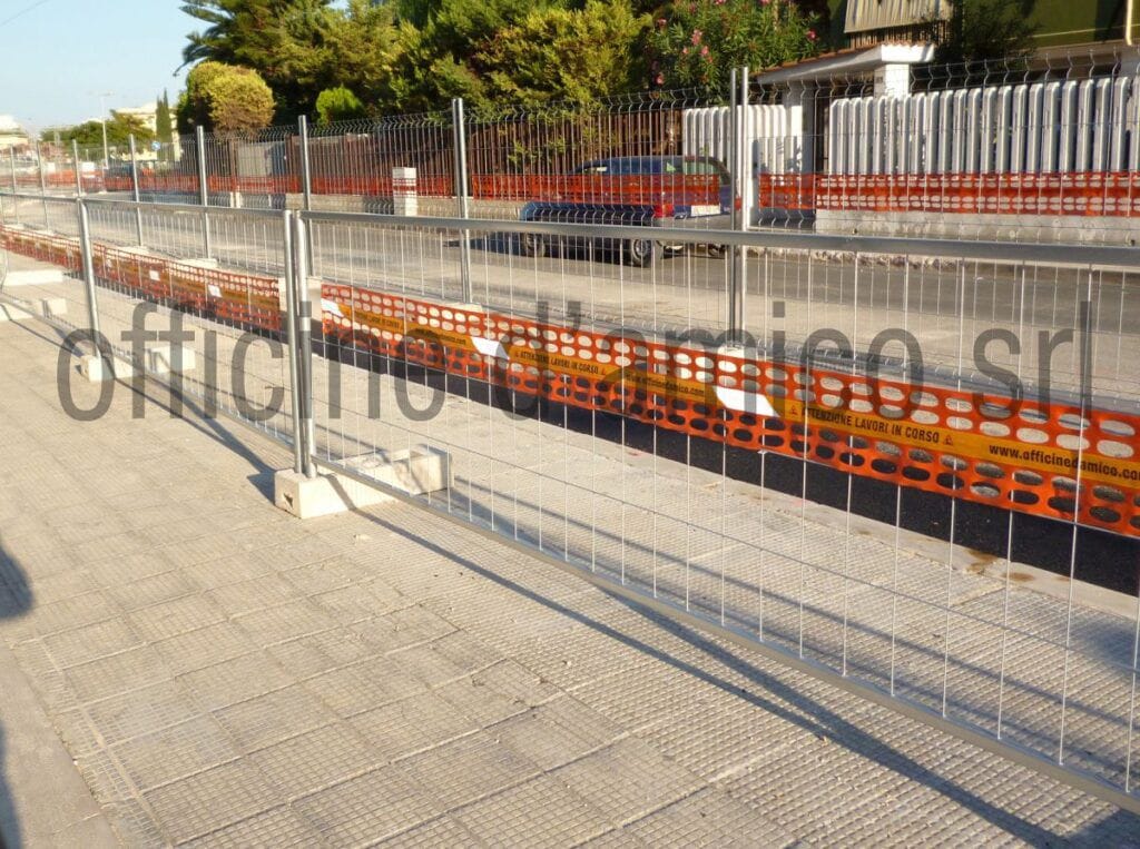 Временный и мобильный забор для строительной площадки OFFICINE D'AMICO Remobil ARCH-00111343 - Вид №1