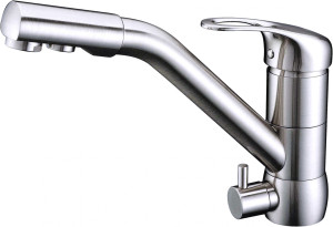 Смеситель ZorG Clean Water ZR 400 KF-12 для кухонной мойки, хром