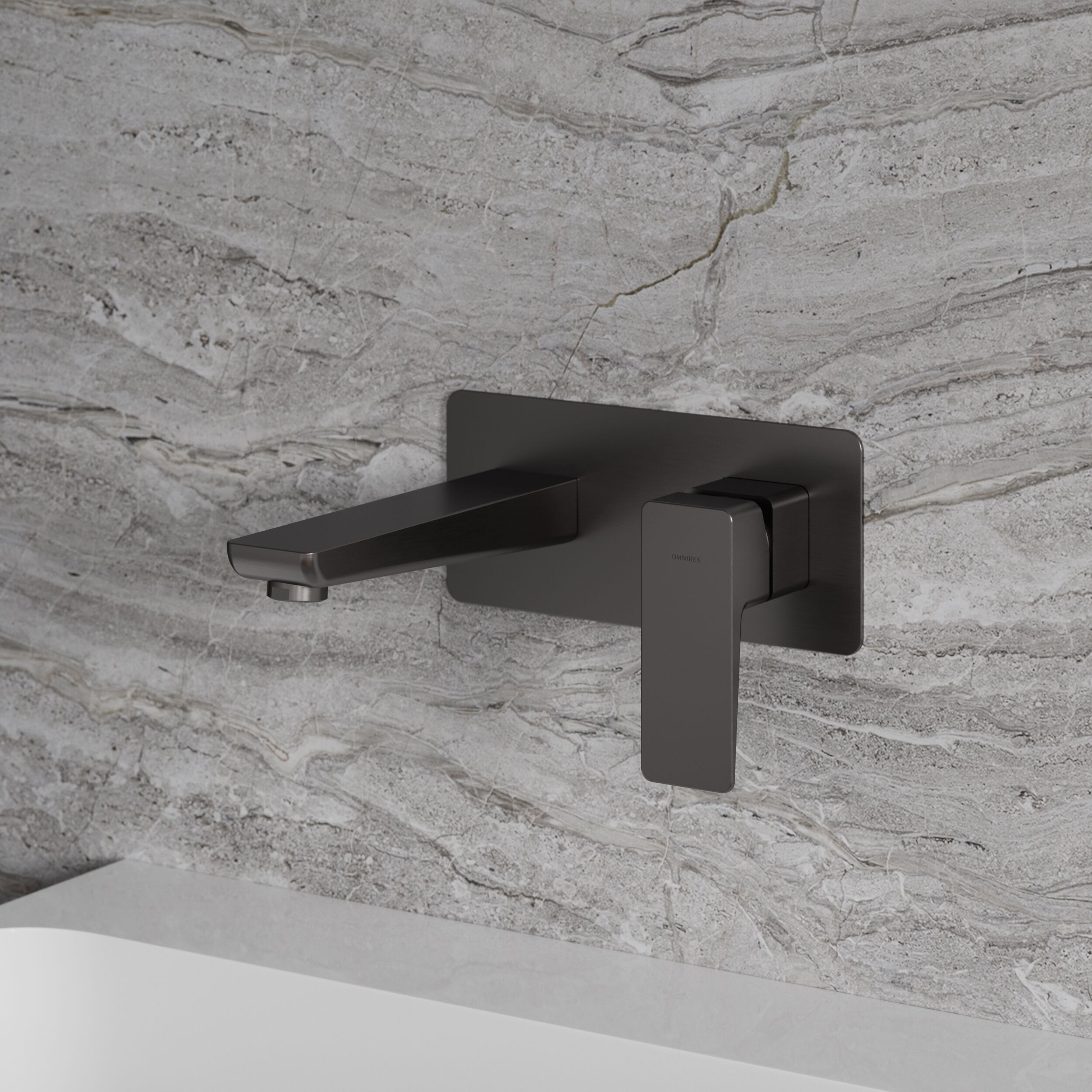 Настенный смеситель для раковины с пластиной OMNIRES PARMA PM7415 ARCH-00050938 - Вид №6