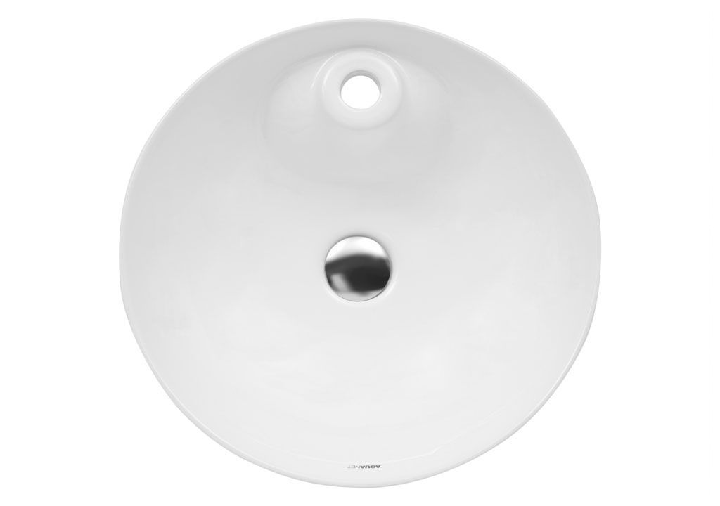 MOON2 Накладная раковина на столешницу  круглая Aquanet  - Вид №2