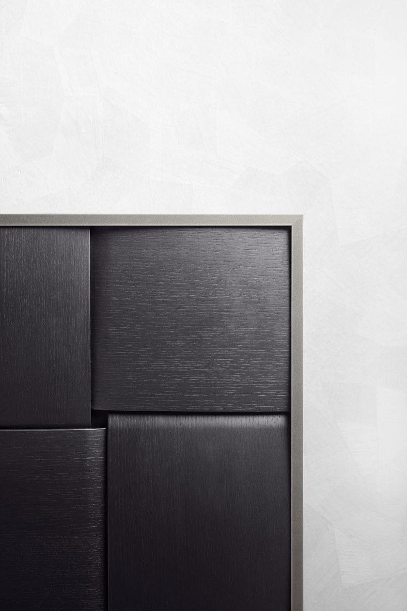 Flou Двуспальная кровать с деревянным реечным изголовьем sun-id-1413285 - Вид №1