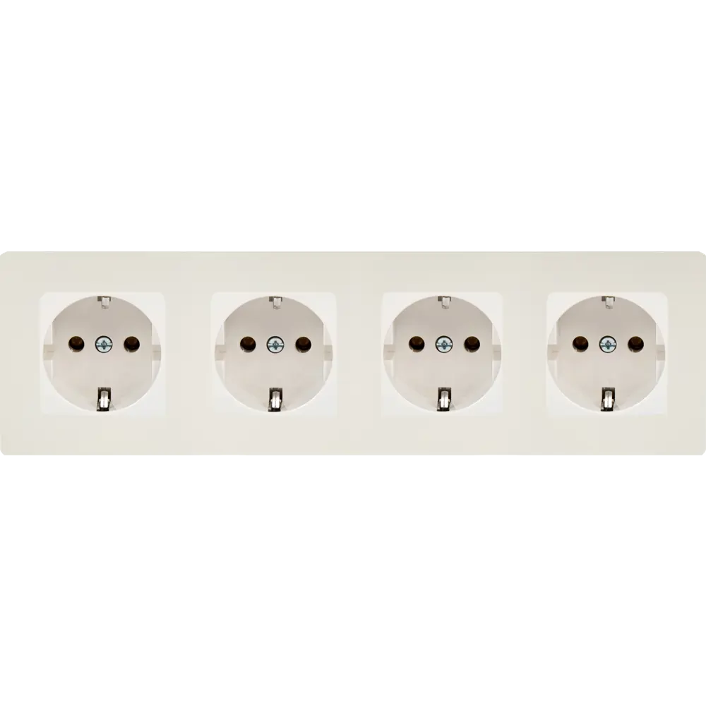 Рамка Legrand Etika на 4 розетки — элегантная слоновая кость 17356548 STLM-0007991 - Вид №2