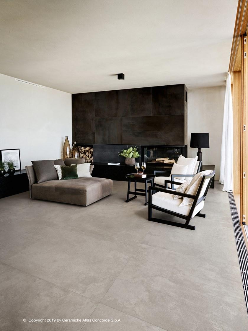 Atlas Concorde Напольное покрытие с эффектом бетона Raw sun-id-1459093 - Вид №40