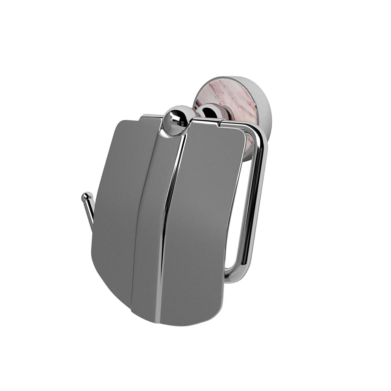 K-8525 Aland Держатель туалетной бумаги с крышкой WasserKRAFT Aland K-8500  - Вид №1