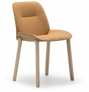 Andreu World Стул из мягкой ткани Nuez