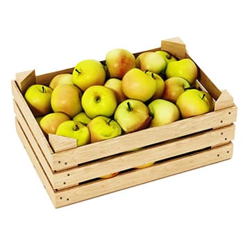 Яблоки Зимний банан в ящике ~15 кг Santreyd 30390 - Вид №1