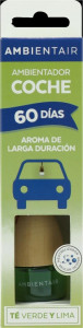 10656741 Ambientair Диффузор для автомобиля Зеленый чай и лайм 6 мл Стекло