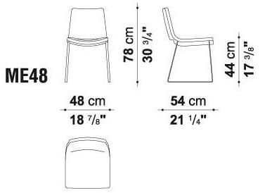 B&B Italia Санный стул с обивкой из ткани Metropolitan sun-id-1470358 - Вид №4