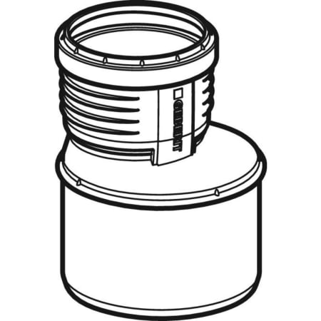 390.574.14.1 Переход эксцентриковый Geberit Silent-PP Geberit  - Вид №1