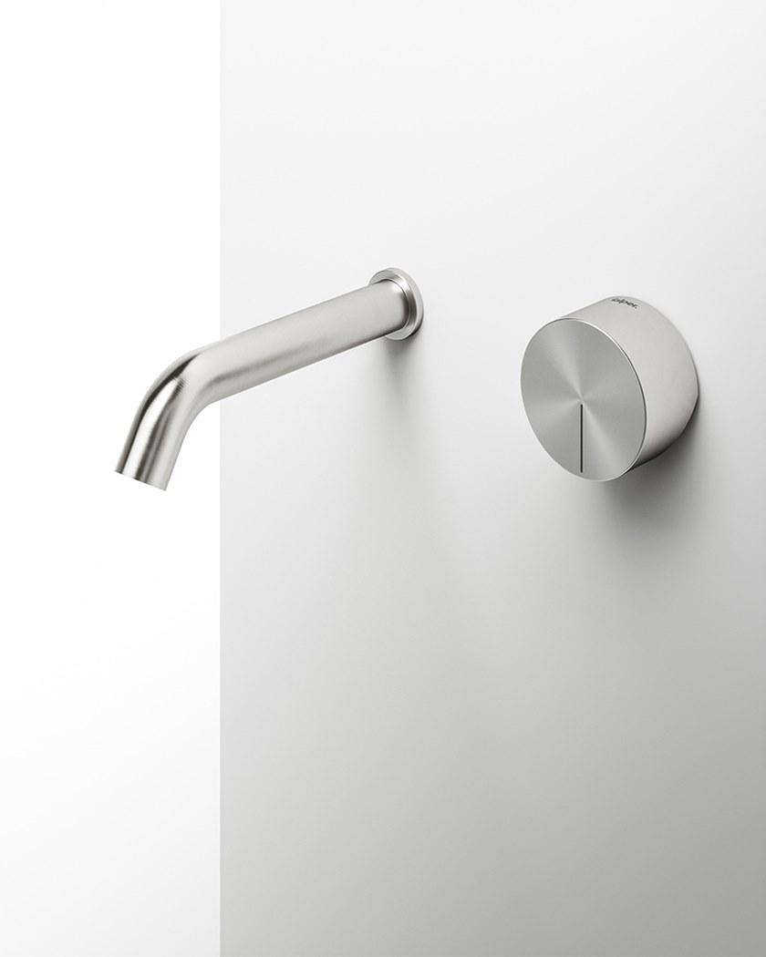 FALPER Смеситель для умывальника настенный из нержавеющей стали на 2 отверстия Acquifero sun-id-1450142 - Вид №1