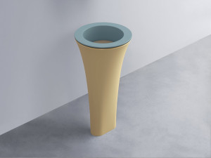 AMLA45-PL+AMPILT-AN+AMCOLT-CN Раковина Amedeo Tondo отдельностоящая cielo Enjoy + Amedeo