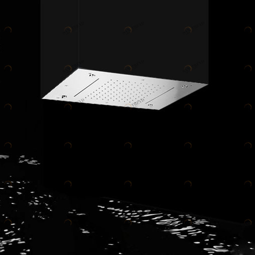 Тропический душ 700х400 PIASRET7002CN_IXL Geda Nextage Shower Plates с двумя каскадами и небулайзерами Душевая головка Shower Plates PIASRET7002CNIXL