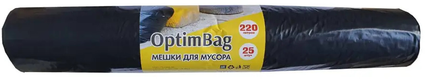 91051761 Мешки для мусора Концепция Быта Optimbag 220 л рулон 25 шт 45 мкм STLM-0458259
