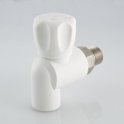 VTp.718.0.02505 Кран шаровой полипропиленовый со сгоном угловой Valtec 25 мм х 3/4"  - Вид №7