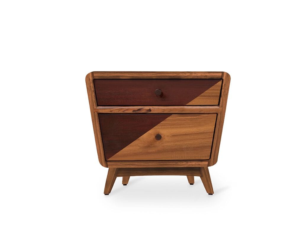 Тумбочка из тикового дерева с ящиками Alankaram HUVI ARCH-00027542 - Вид №1