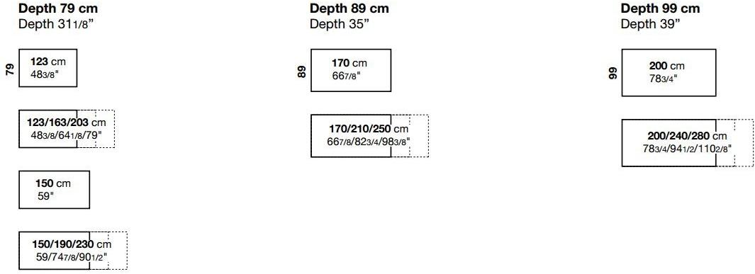 Kristalia Раздвижной стол из fenix-ntm® Be-easy sun-id-1425219 - Вид №5