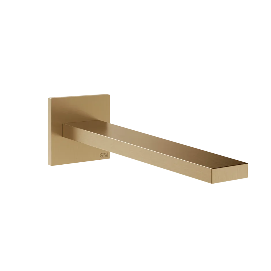 Носик для умывальника 73104 726 Gessi Inverso ТЕПЛАЯ БРОНЗА BR. PVD 73104726