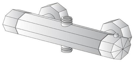 RUBINETTERIE STELLA Кран для душа Firenze sun-id-1391972 - Вид №1