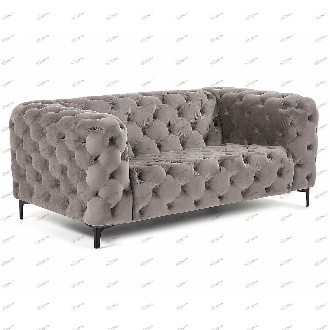 Диван Maisha двухместный серый от La Forma LA FORMA ДИЗАЙНЕРСКИЕ 288903 Серый 