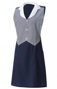 63501 Фартук-жилетка "Маша" синяя  Одежда для обслуживающего персонала  размер 56-62