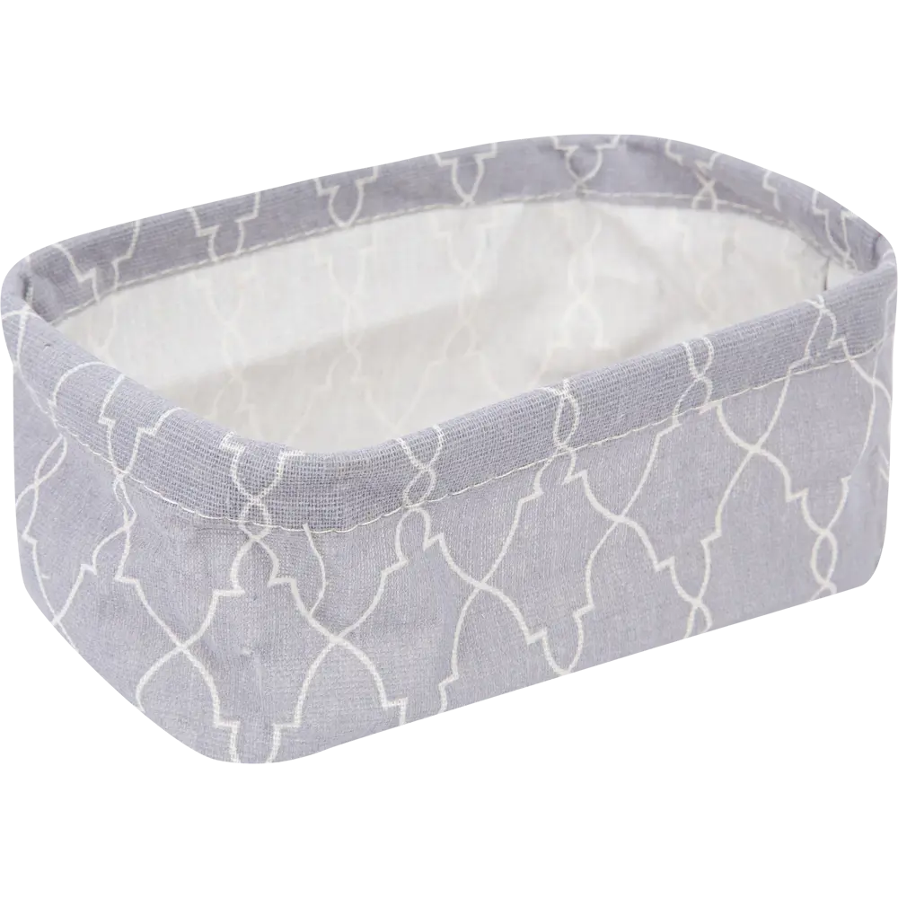 Коробка складная Danish 12x8x9 см полиэстер цвет серый Santreyd STLM-2074916