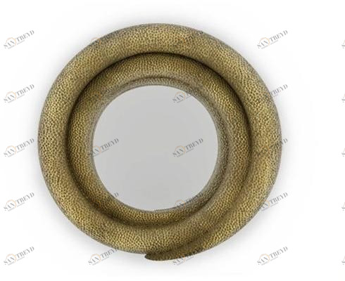 Duquesa & Malvada Зеркало настенное круглое в раме  Dmm02 