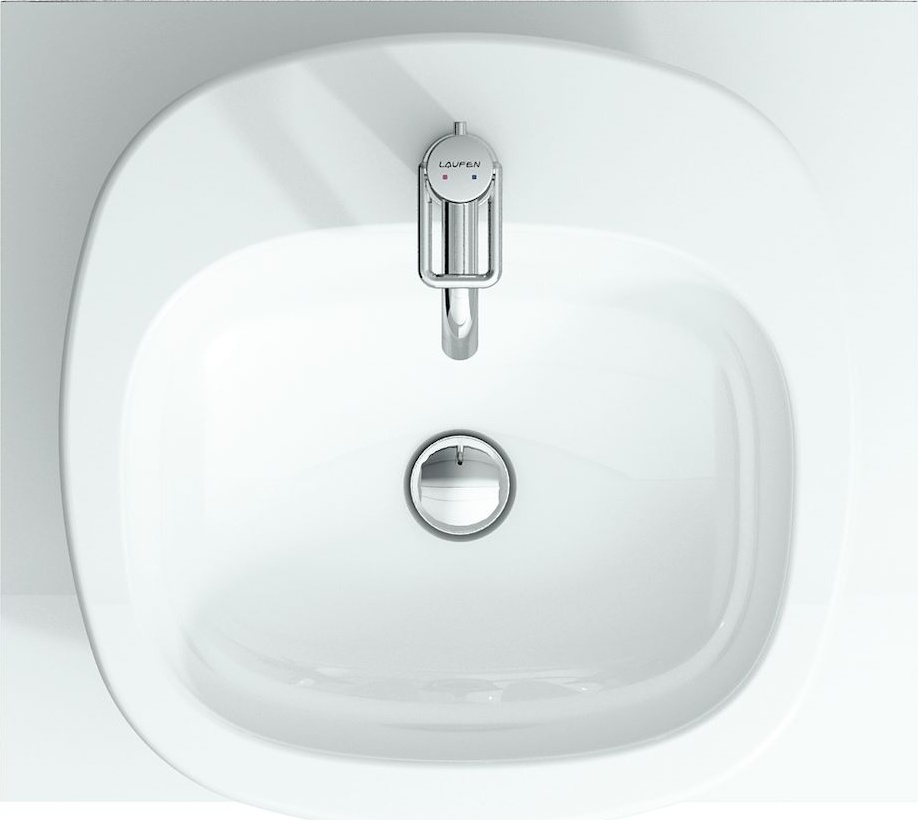 H4051110755481 Столешница 600мм с вырезом по центру, включает 2 консоли LAUFEN PRO - Вид №3