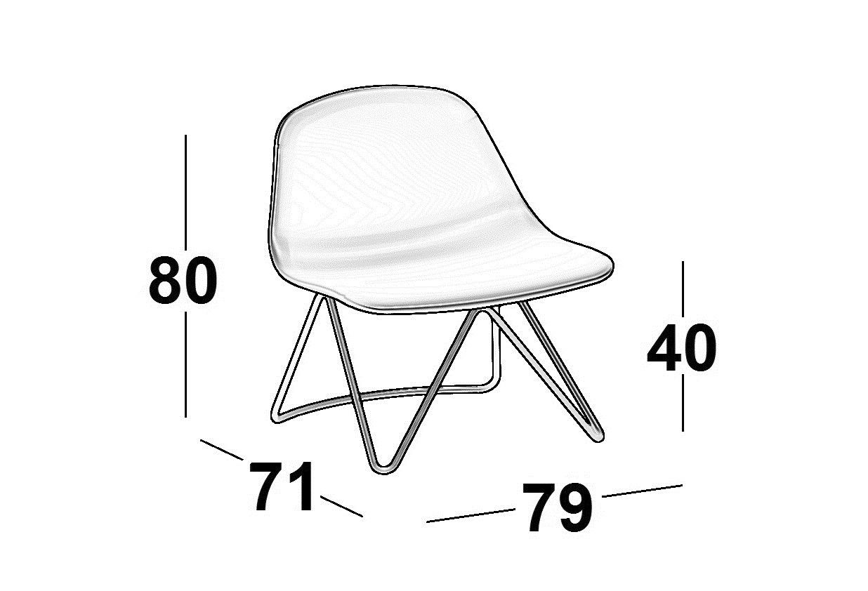 Тканевое кресло для контракта Luxy LLounge ARCH-00012566 - Вид №2