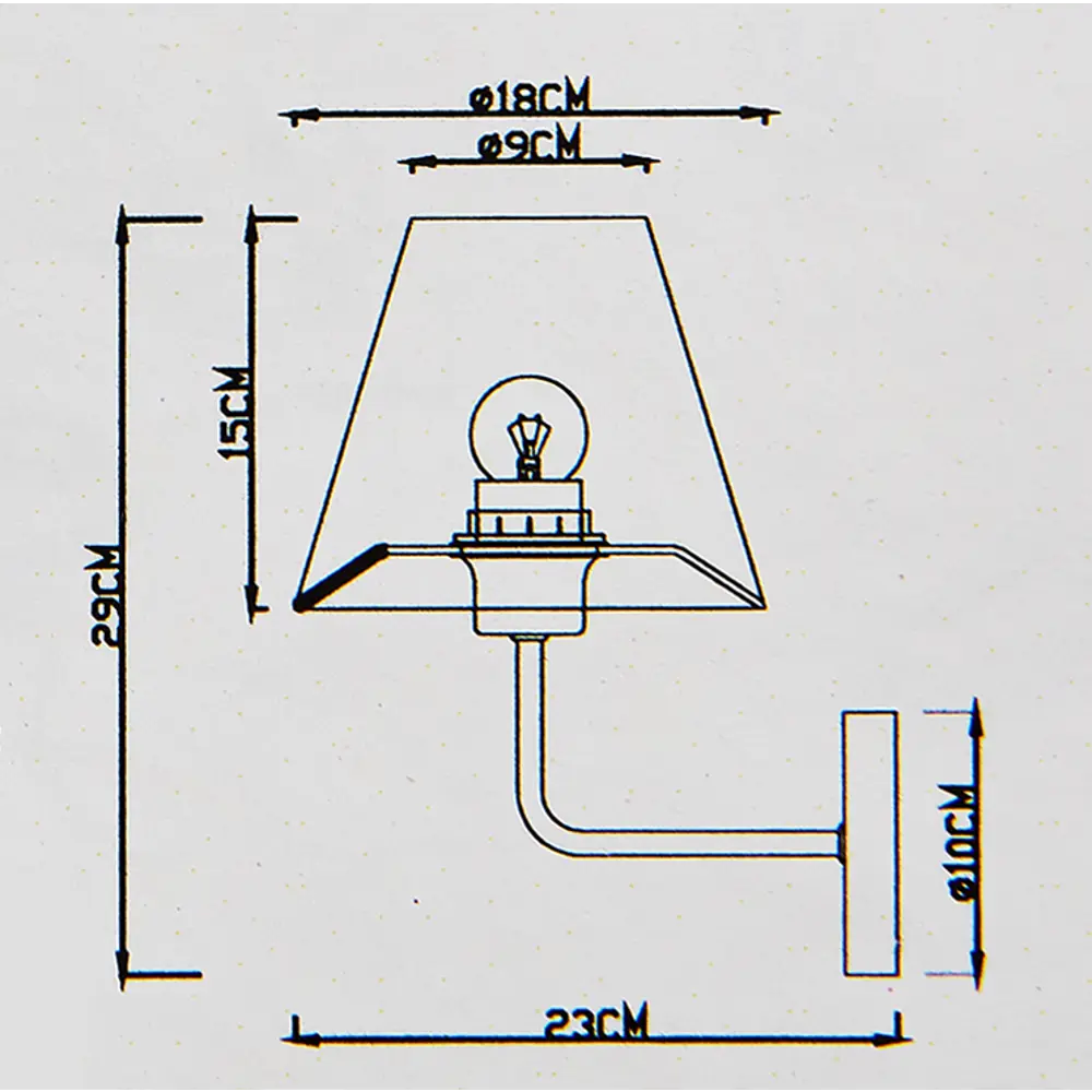 Бра Arte lamp Elba E27 1x60 бронза 84229077 STLM-2145340  - Вид №9