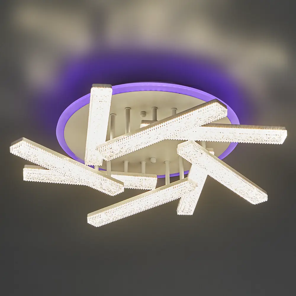 Люстра потолочная De City Оскар 8x10 Вт+22 Вт RGB LED 220 В с пультом управления STLM-2001293 - Вид №28