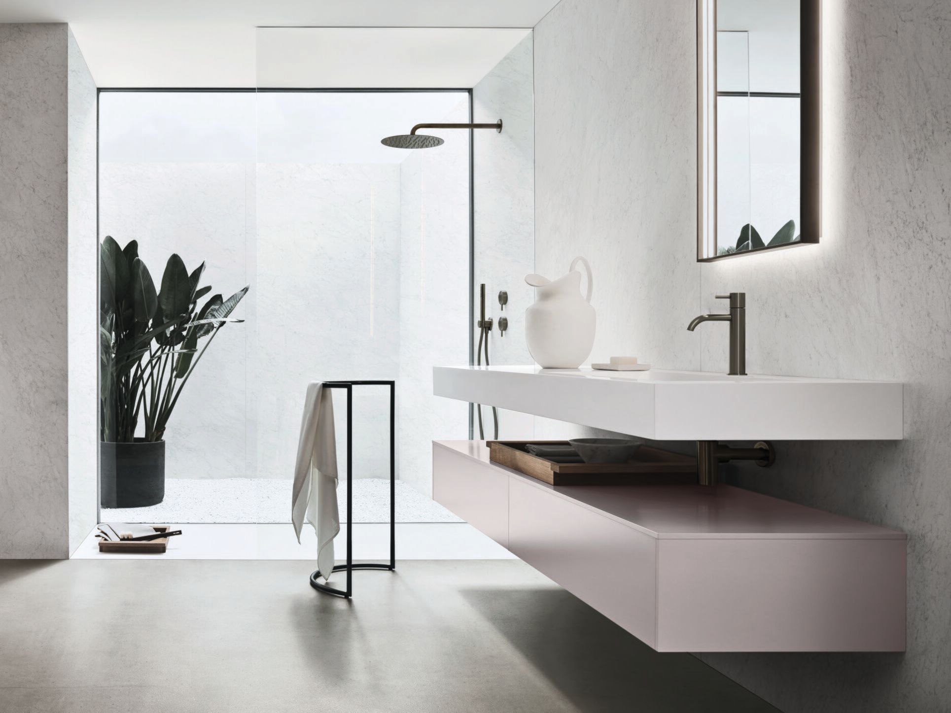 Полностью деревянная мебель для ванной комнаты Noorth синтез ARCH-00103321