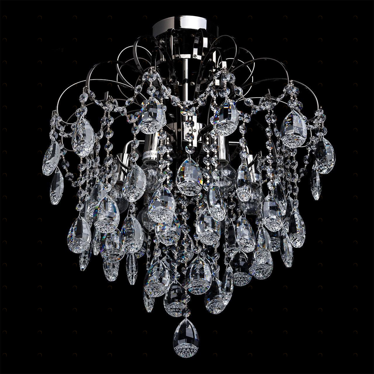 Потолочная люстра De Markt City Бриз 464017206 DE MARKT ДИЗАЙНЕРСКИЕ, БРИЗ 181503 Черный 