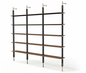 Bonaldo Модульный настенный книжный шкаф из дерева