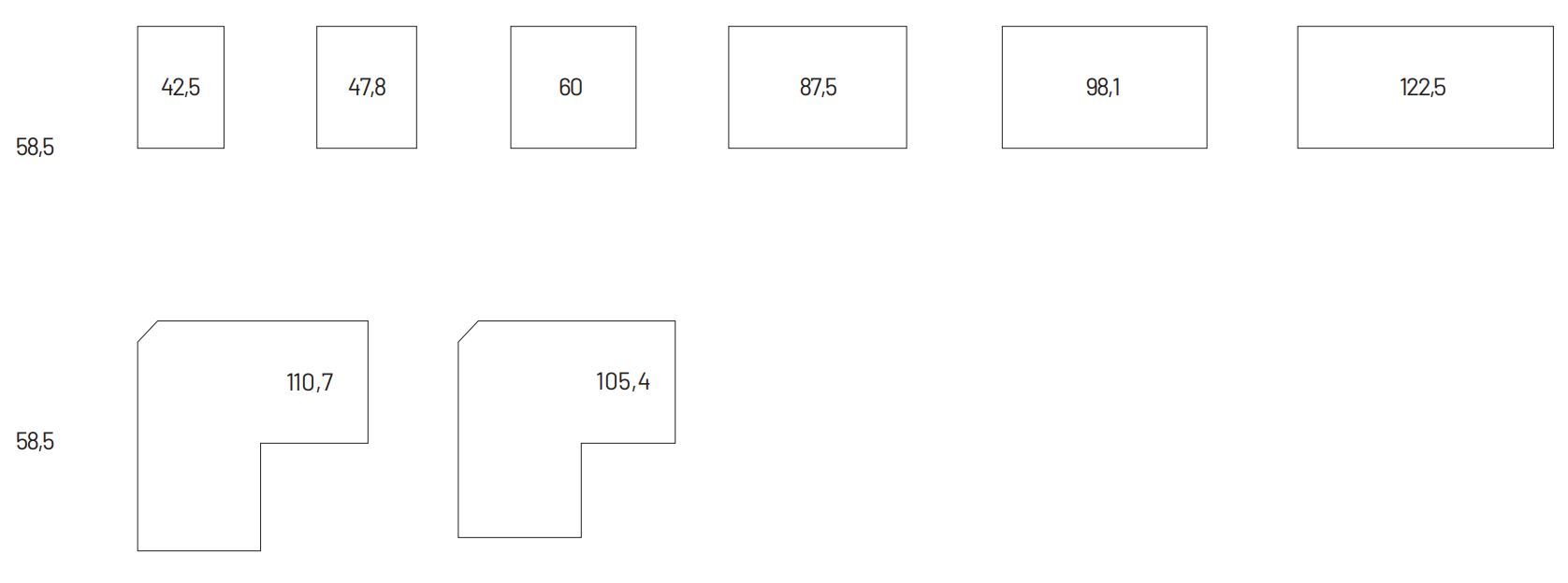 Модульная гардеробная с металлическим каркасом и спинками Dall'Agnese Wardrobe Collection ARCH-00151638 - Вид №5