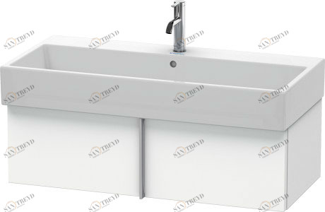 VA612801818 Тумбочка подвесная Vero Air #VA6128 984 x 431 мм Белый матовый, декор Duravit