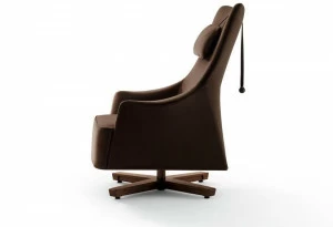 Giorgetti Вращающееся кресло Bergere с 4 спицами Mobius