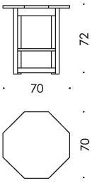Wittmann Низкий журнальный столик Purkersdorf sun-id-1505563 - Вид №1