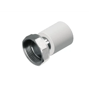 Муфта комбинированная Политэк 25 мм с резьбой 3/4" для систем водоснабжения 86689647