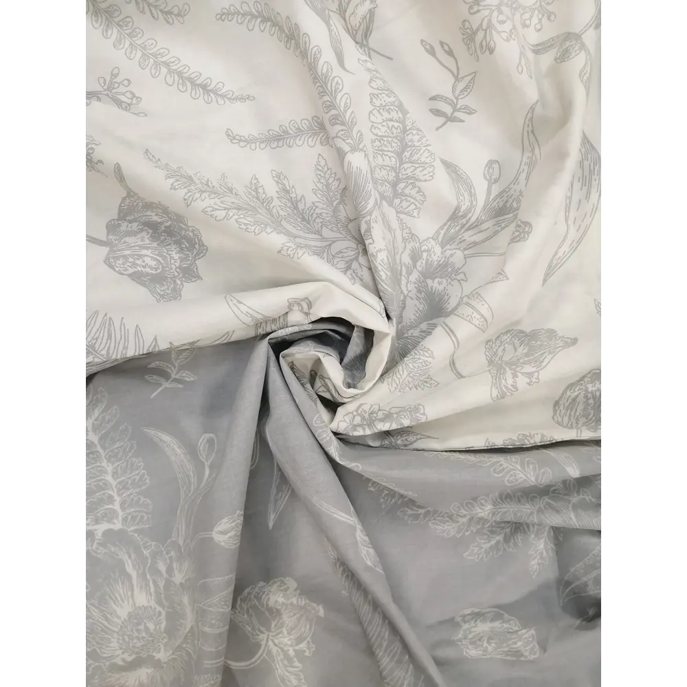 Santreyd Bouquet Дуэт 344 — семейный комплект постельного белья из перкаля бежевого цвета 89397785 STLM-1440318 - Вид №3